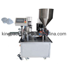 Automatic Yogurt Packing Machine Sealing Machine Filling Machine Labeling Machine Packing Machine Capping Machine